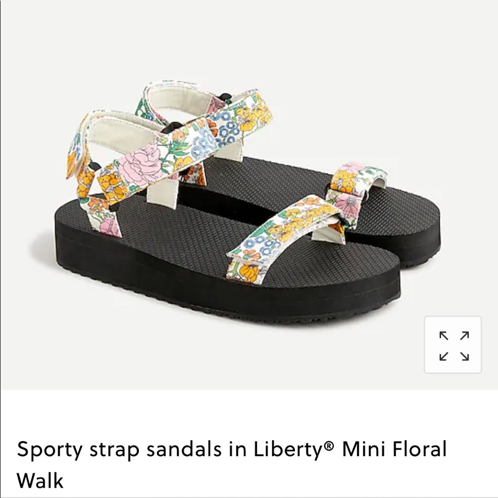 J. CREW LIBERTY SPORTY STRAP SANDALS, 8